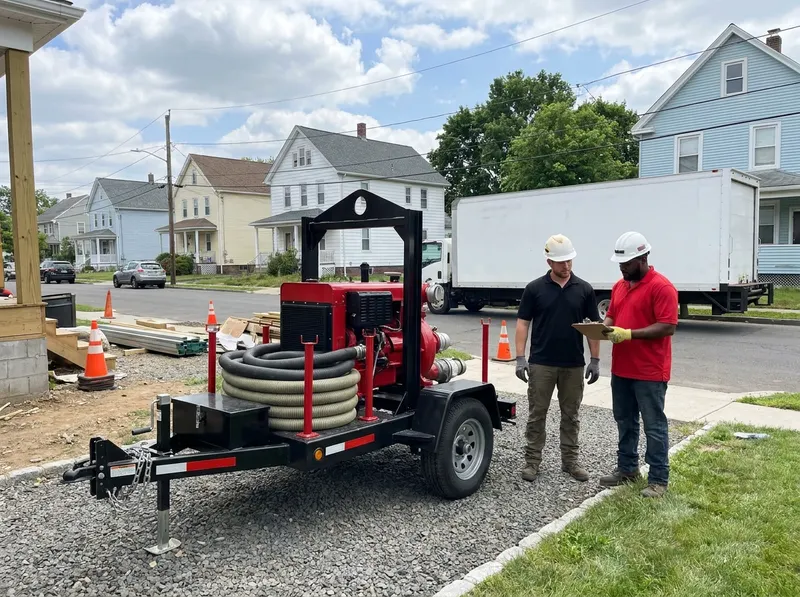 Site Dewatering and Trash Pumps in Bridgeport, CT